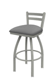 411 Jackie Low Back Swivel Stool Canter Folkstone Grey