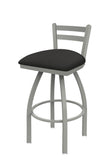 411 Jackie Low Back Swivel Stool Canter Iron