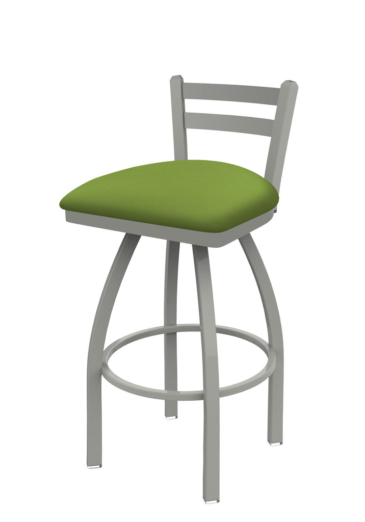 411 Jackie Low Back Swivel Stool Canter Kiwi Green