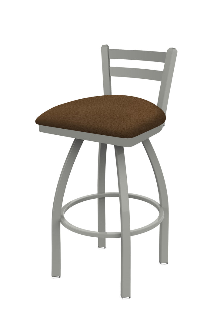 411 Jackie Low Back Swivel Stool Rein Thatch