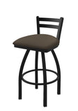 411 Jackie Low Back Swivel Stool Canter Earth