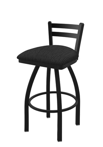 411 Jackie Low Back Swivel Stool Graph Coal