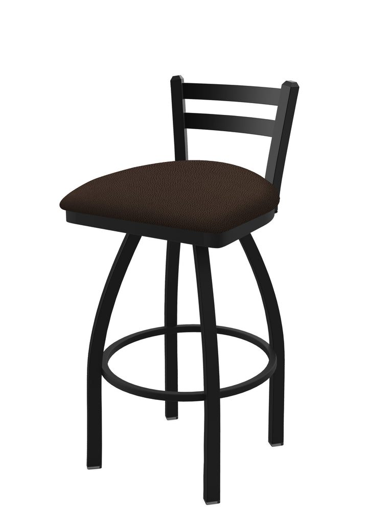 411 Jackie Low Back Swivel Stool Rein Coffee