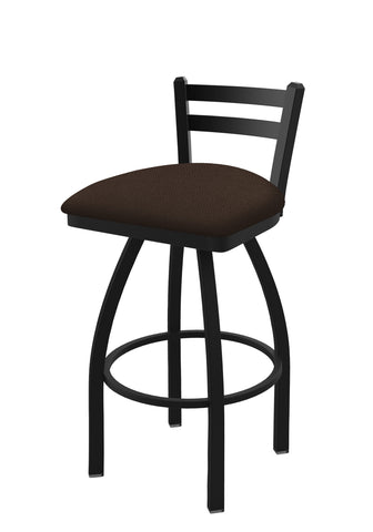 411 Jackie Low Back Swivel Stool Rein Coffee