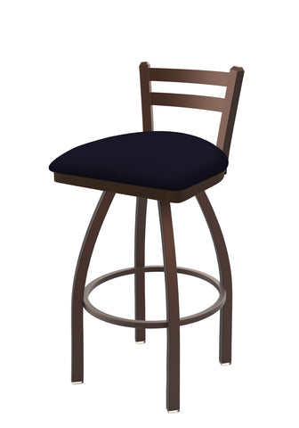 411 Jackie Low Back Swivel Stool Canter Twilight