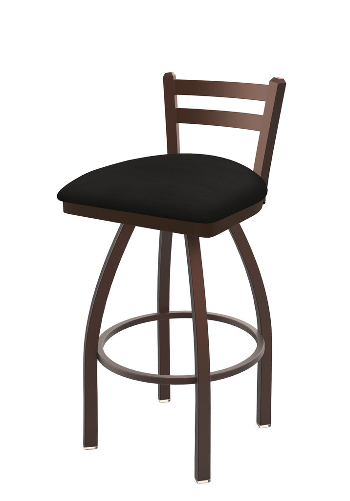 411 Jackie Low Back Swivel Stool Canter Espresso