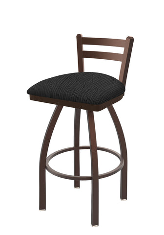 411 Jackie Low Back Swivel Stool Graph Coal