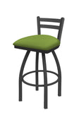 411 Jackie Low Back Swivel Stool Canter Kiwi Green