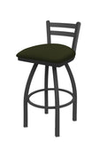 411 Jackie Low Back Swivel Stool Canter Pine