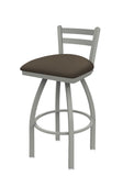 411 Jackie Low Back Swivel Stool Canter Earth