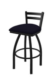 411 Jackie Low Back Swivel Stool Canter Twilight