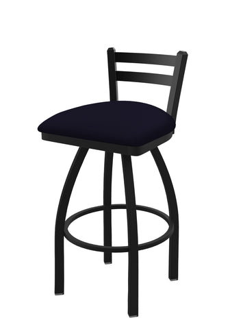 411 Jackie Low Back Swivel Stool Canter Twilight