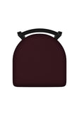 411 Jackie Low Back Swivel Stool Canter Bordeaux