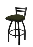 411 Jackie Low Back Swivel Stool Canter Pine