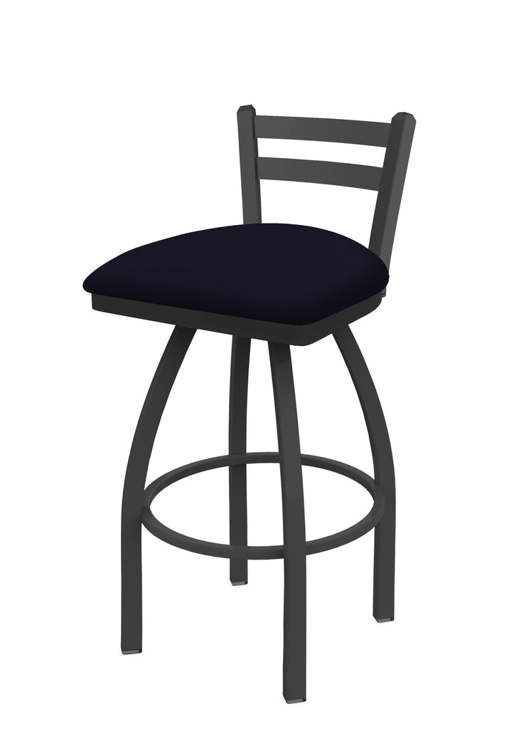 411 Jackie Low Back Swivel Stool Canter Twilight