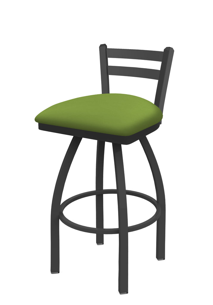 411 Jackie Low Back Swivel Stool Canter Kiwi Green