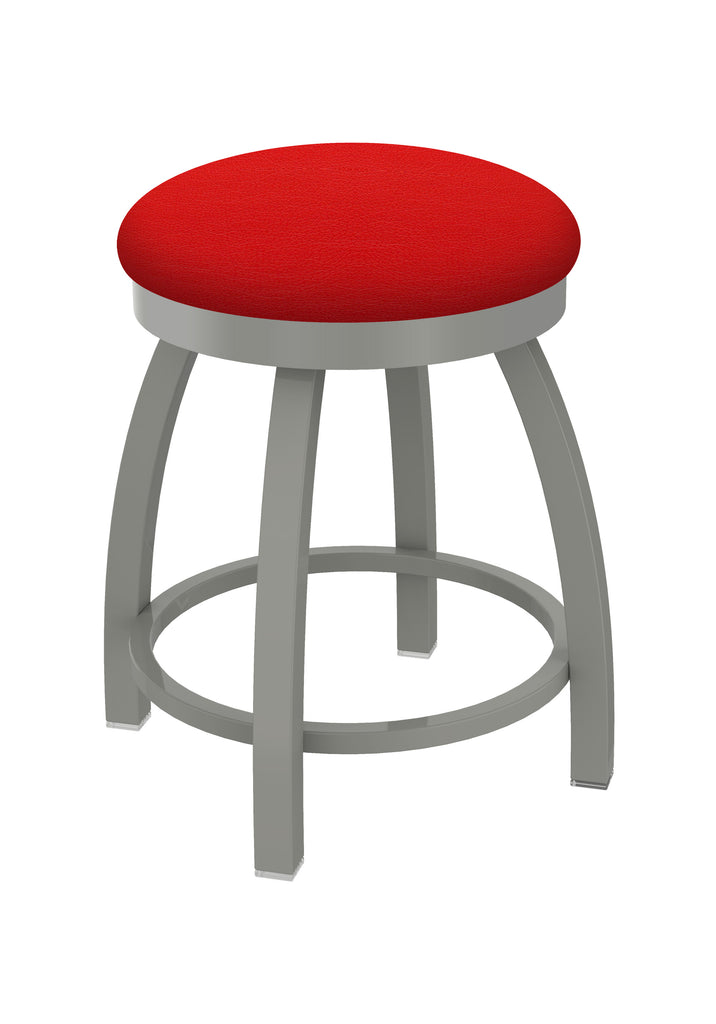 802 Misha Swivel Vanity Stool Canter Red