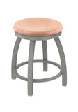 802 Misha Swivel Vanity Stool Natural Oak