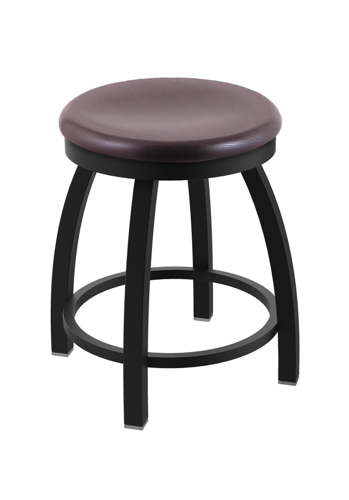 802 Misha Swivel Vanity Stool Dark Cherry Oak