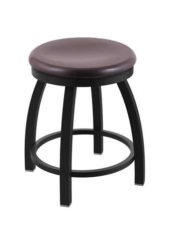 802 Misha Swivel Vanity Stool Dark Cherry Oak