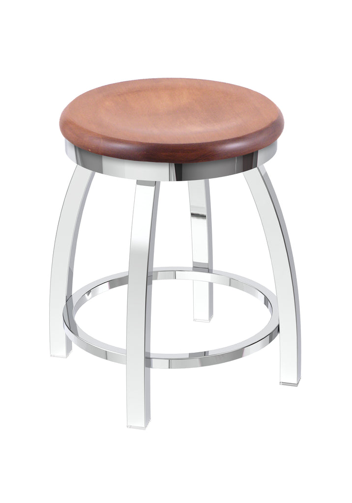 802 Misha Swivel Vanity Stool Medium Maple