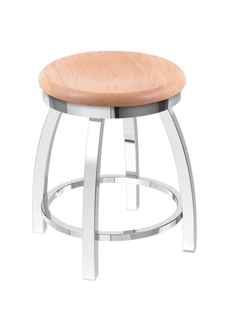 802 Misha Swivel Vanity Stool Natural Oak