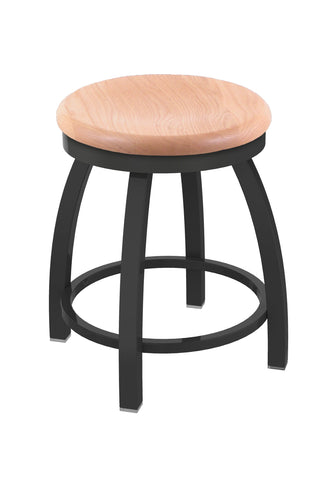 802 Misha Swivel Vanity Stool Natural Oak