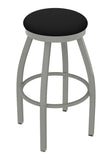 802 Misha Swivel Counter Stool Black Vinyl