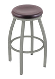 802 Misha Swivel Counter Stool Dark Cherry Oak