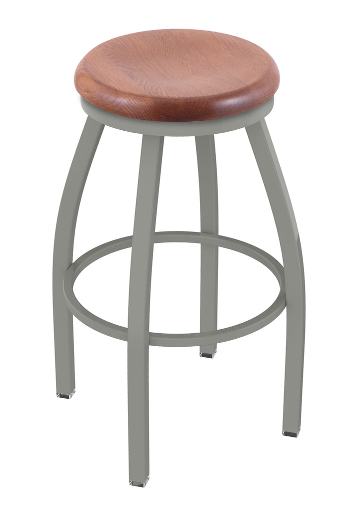 802 Misha Swivel Counter Stool Medium Oak