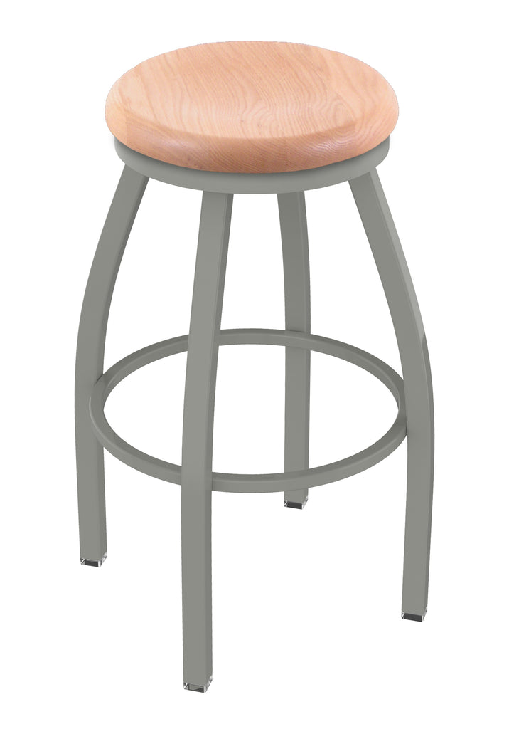 802 Misha Swivel Counter Stool Natural Oak