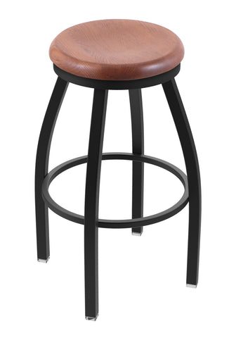 802 Misha Swivel Counter Stool Medium Oak