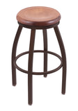 802 Misha Swivel Counter Stool Medium Maple