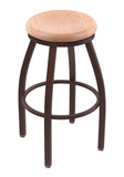 802 Misha Swivel Counter Stool Natural Oak