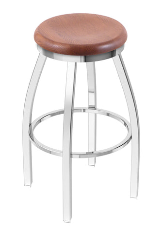 802 Misha Swivel Counter Stool Medium Oak