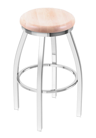 802 Misha Swivel Counter Stool Natural Maple