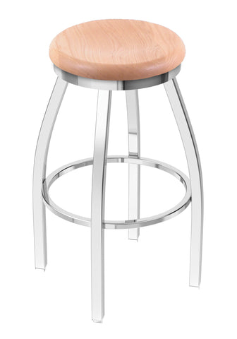 802 Misha Swivel Counter Stool Natural Oak