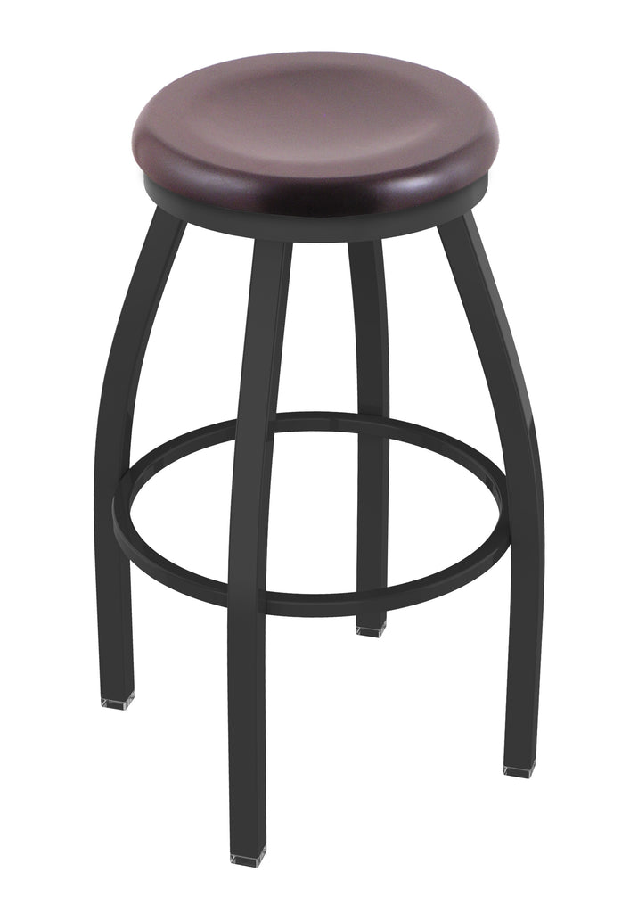 802 Misha Swivel Counter Stool Dark Cherry Maple