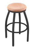 802 Misha Swivel Counter Stool Natural Oak