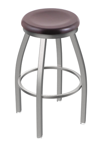 802 Misha Swivel Counter Stool Dark Cherry Maple