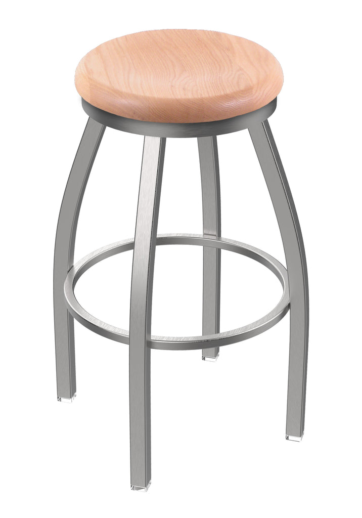 802 Misha Swivel Counter Stool Natural Oak