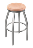 802 Misha Swivel Counter Stool Natural Oak