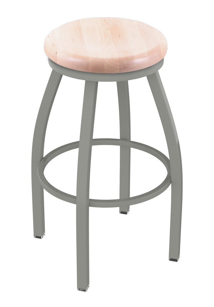 802 Misha Swivel Bar Stool Natural Maple