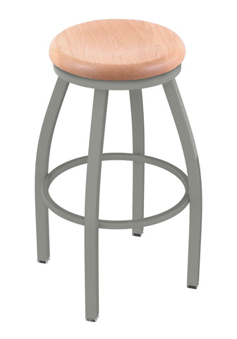 802 Misha Swivel Bar Stool Natural Oak