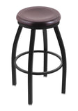 802 Misha Swivel Bar Stool Dark Cherry Maple