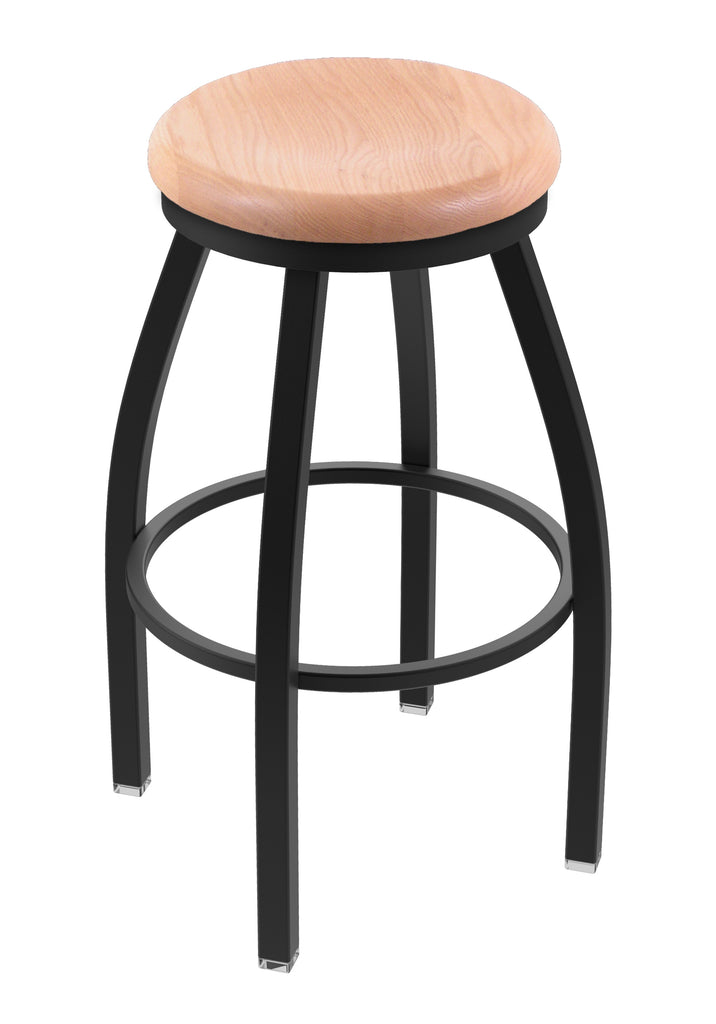 802 Misha Swivel Bar Stool Natural Oak