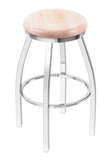 802 Misha Swivel Bar Stool Natural Maple