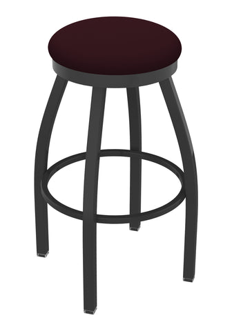 802 Misha Swivel Bar Stool Canter Bordeaux