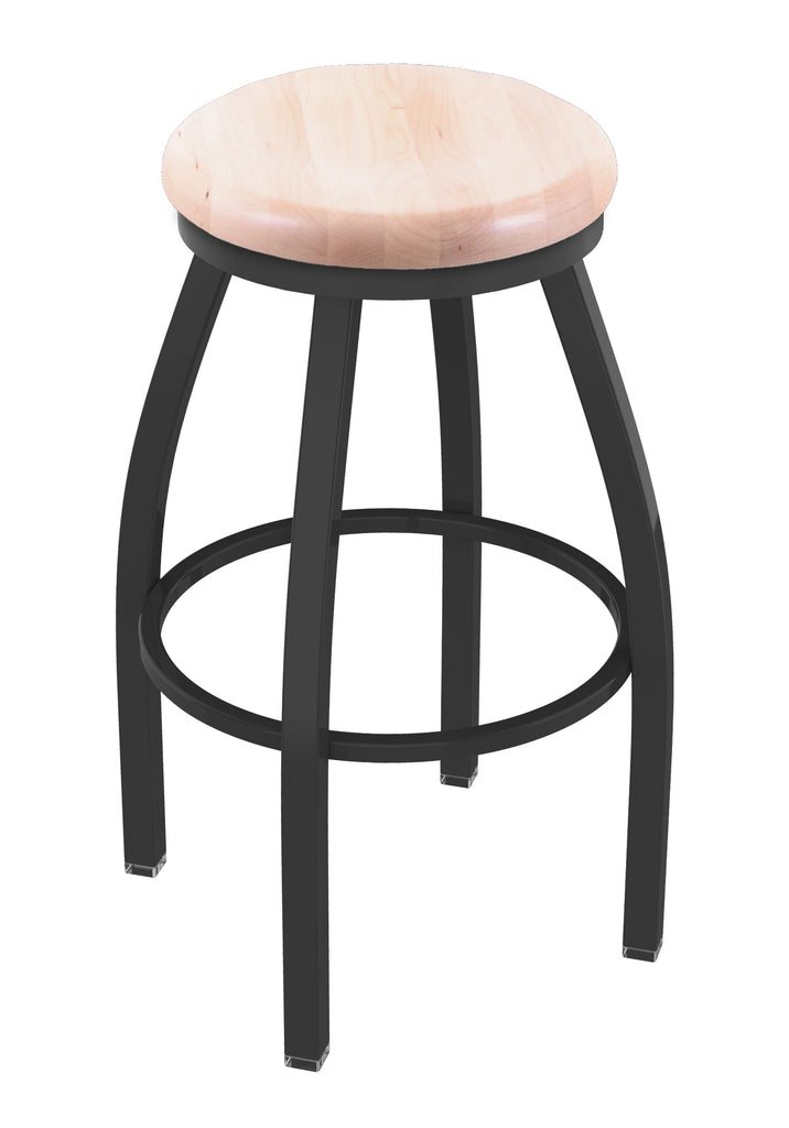 802 Misha Swivel Bar Stool Natural Maple