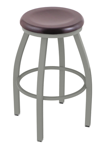 802 Misha Swivel Bar Stool Dark Cherry Maple